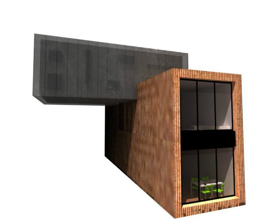 Immeuble neuf région parisienne. Architecte Paris. Architecte immeuble. Immeuble contemporain. Architecte petit immeuble