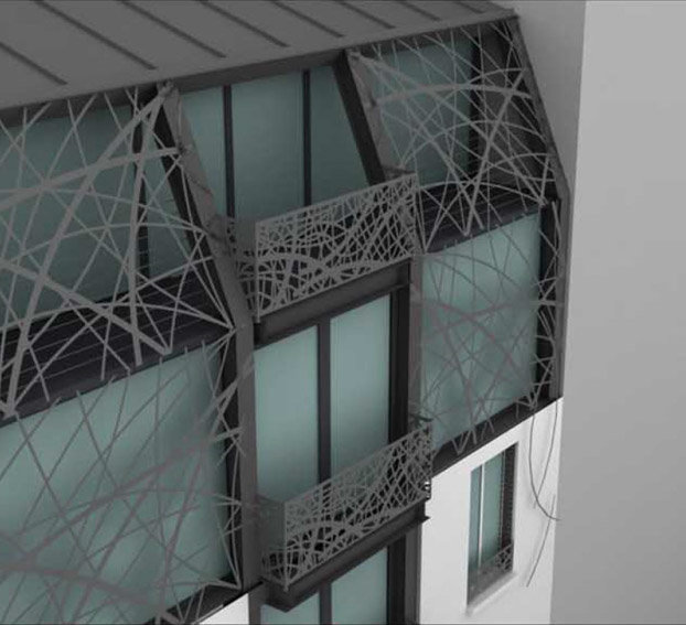 frederic wetzel architecte. Surélévation immeuble Paris. Architecte immeuble Paris. Rénovation immeuble Paris. Superstructure immeuble Paris