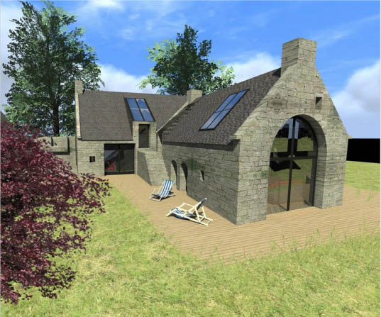 transformation longère locmariquer