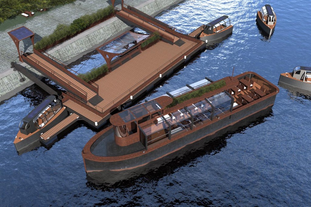 Architecte naval Paris. Bateau mouche. Navire transport de passager. Tourisme fluvial. Frédéric Wetzel Architecte