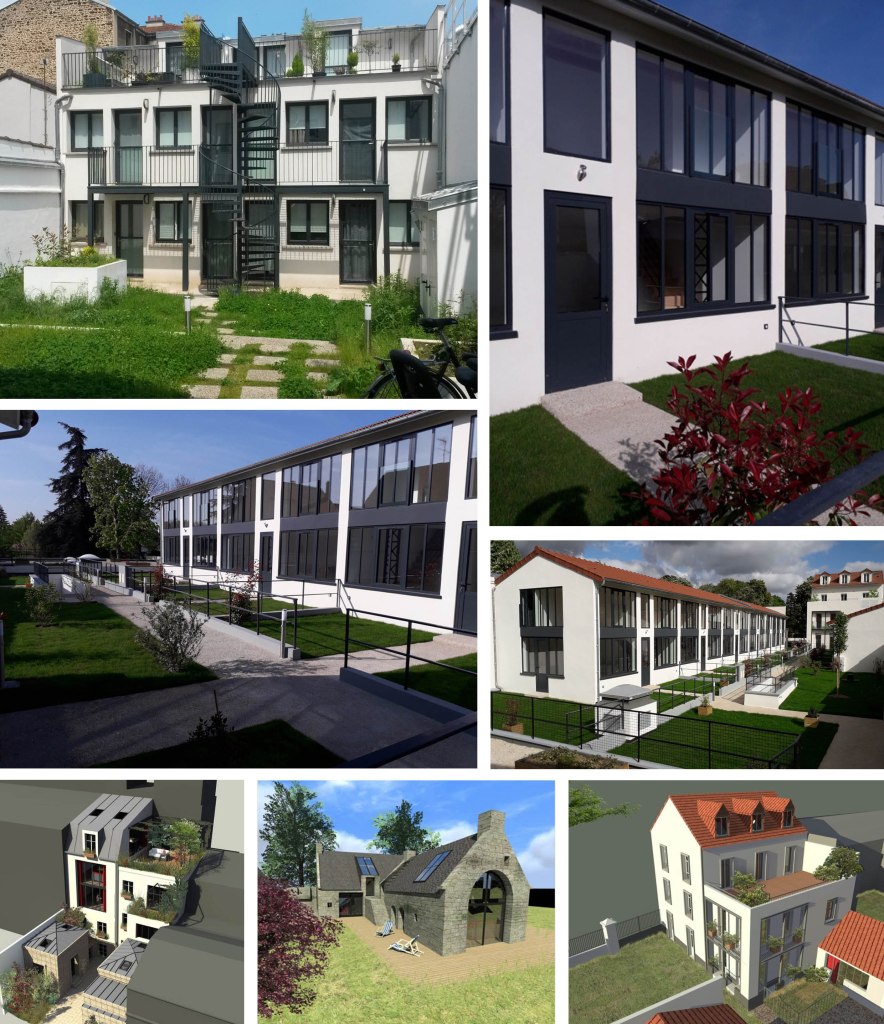 Architecture rénovation immeuble architecte paris architecte pantin immeuble transformation immeuble. Rénovation immeuble.