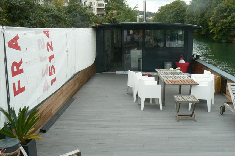 Architecte péniche habitation. Transformation péniche. Péniche Freycinet Paris. Péniche Issy les Moulinaux. Architect péniche. Architecte naval Paris. Péniche habitation