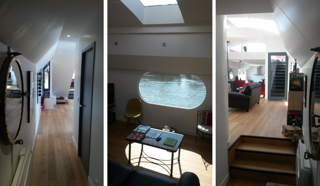 Transformation péniche navigante architecte. Péniche Rouen architecte. Transformation péniche. Habitation flottante. Architecte naval. Frédéric Wetzel