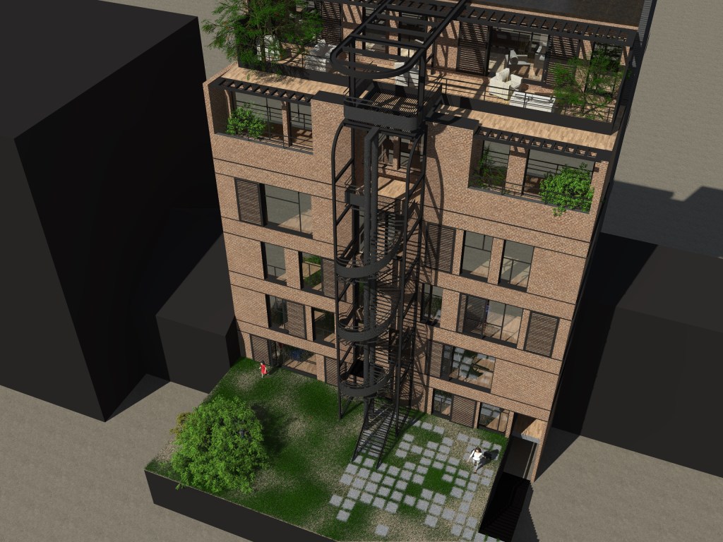 Rénovation lourde immeuble les Lilas Montreuil Architecte paris