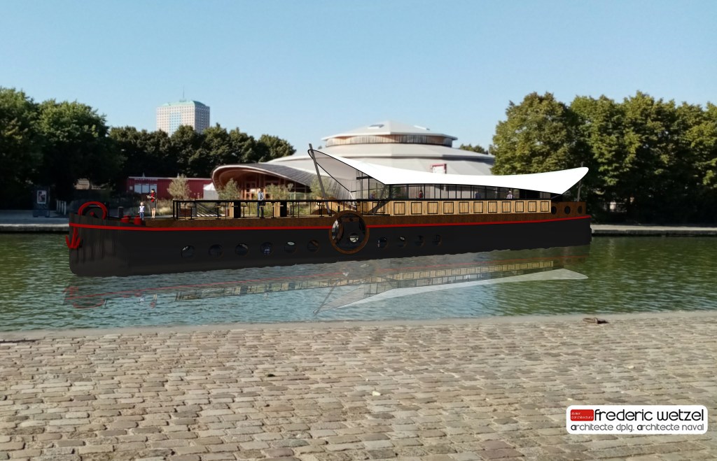 Péniche bar la villette paris bar flottant