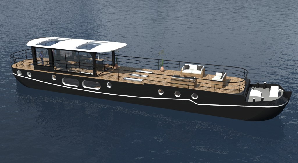 péniche bateau naviguant paris architecte naval paris