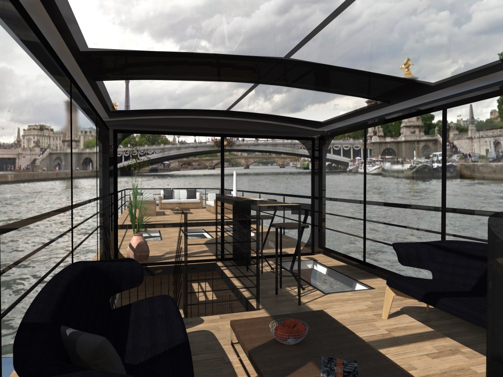 péniche bateau naviguant paris architecte naval paris