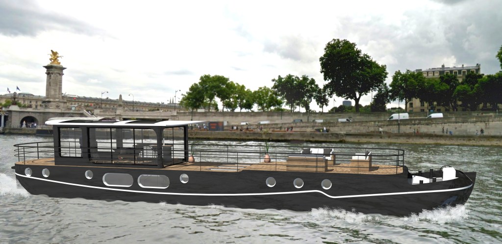 péniche bateau naviguant paris architecte naval paris